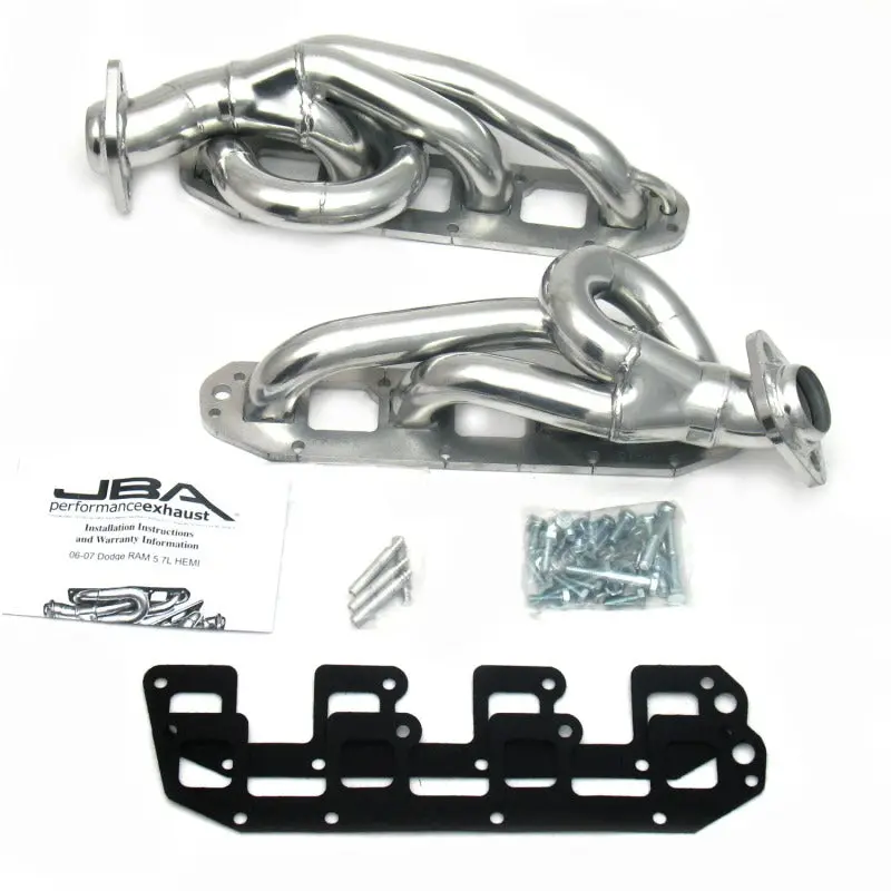 Jba 1961S-1Js Cat4ward Header For 2003-2008 Dodge Ram 5.7L Hemi 1-5/8In Primary Silver Ctd 2