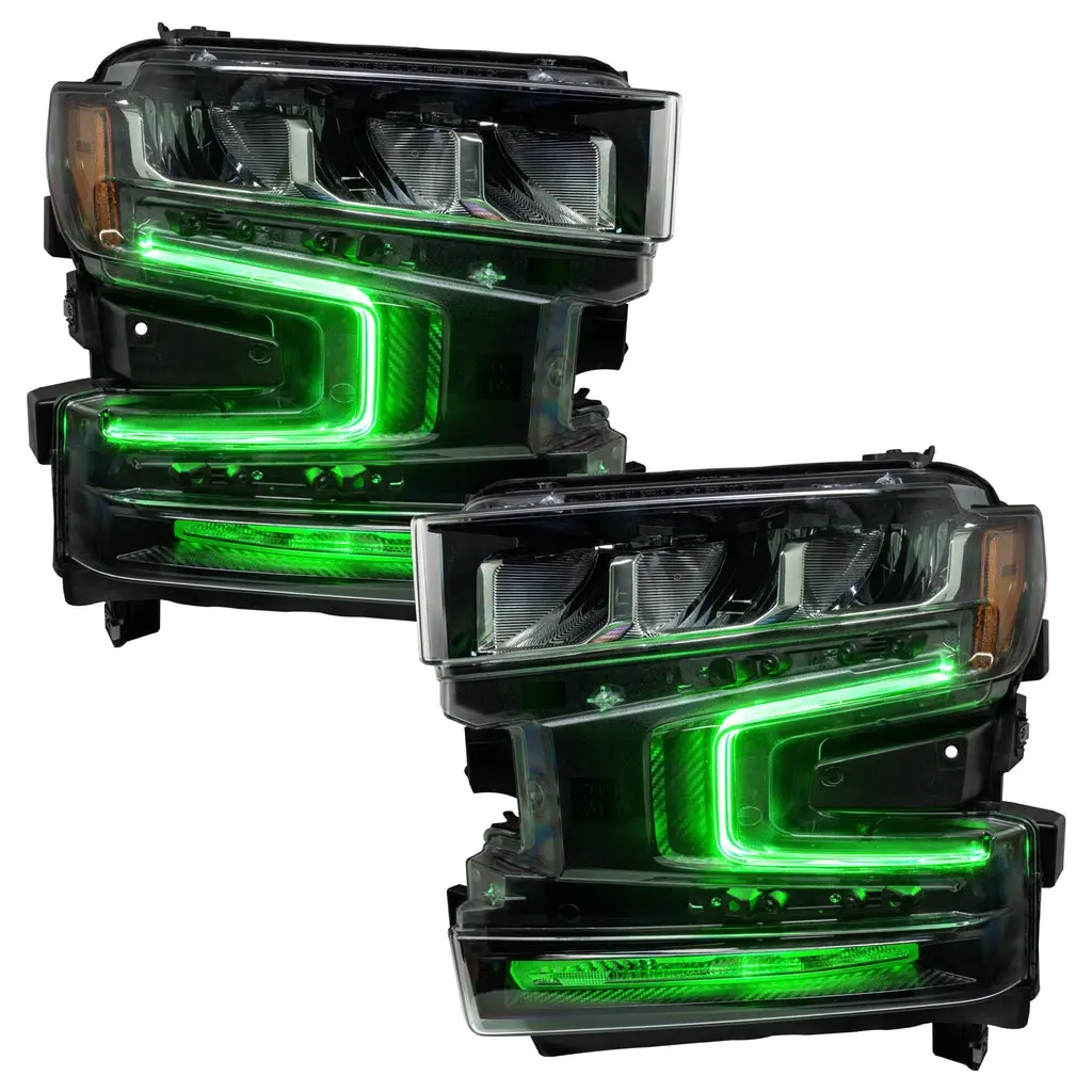 Oracle Lighting 1441 2019-2021 Chevrolet Silverado 1500 Colorshift® Rgb+W Headlight Drl Upgrade Kit 5