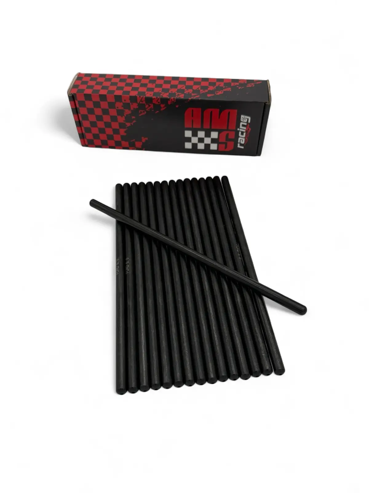 Ams Racing Hardened Chromoly Pushrod Set For 2004-2010 Ford 6.0L 6.4L Powerstroke Diesel 1