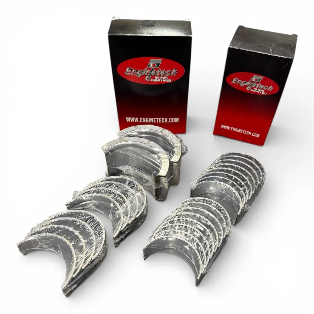 Enginetech Bc319j / Bb284j Small Journal Main And Rod Bearing Set For 1955-1967 Chevrolet Small Block 265 283 327 1