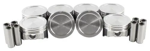Enginetech P5037(8) Dish Top Pistons For 2004-2006 Chevrolet Gen Iii 5.3L 1