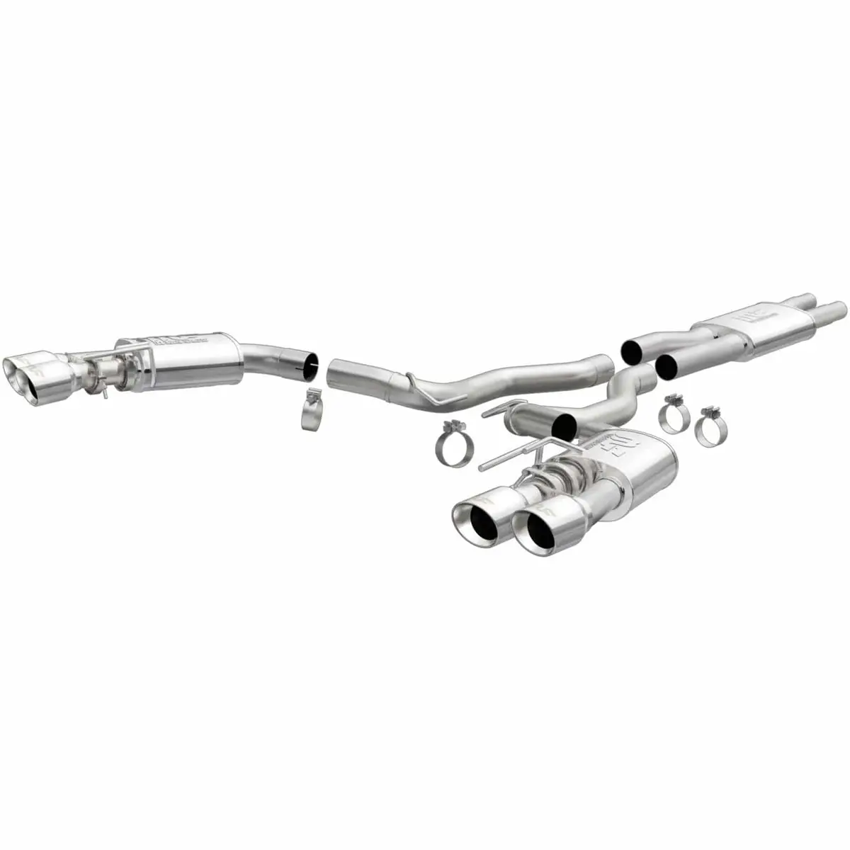 Magnaflow Street Series Cat-Back Exhaust System – Stainless Steel (19370) 1