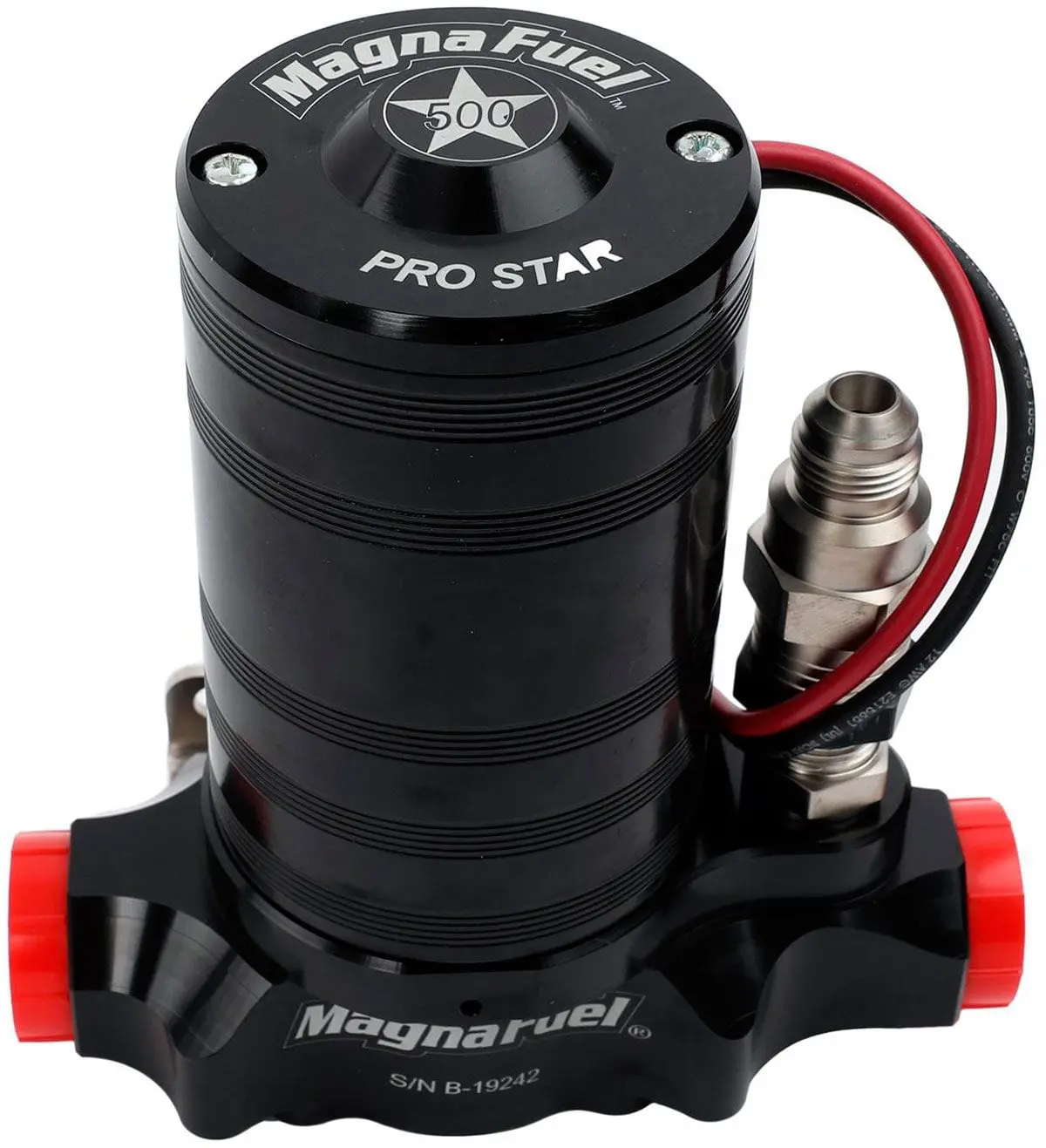 Prostar 500 High-Pressure Fuel Pump — Black, Filterless, -12An, 25–36 Psi 1