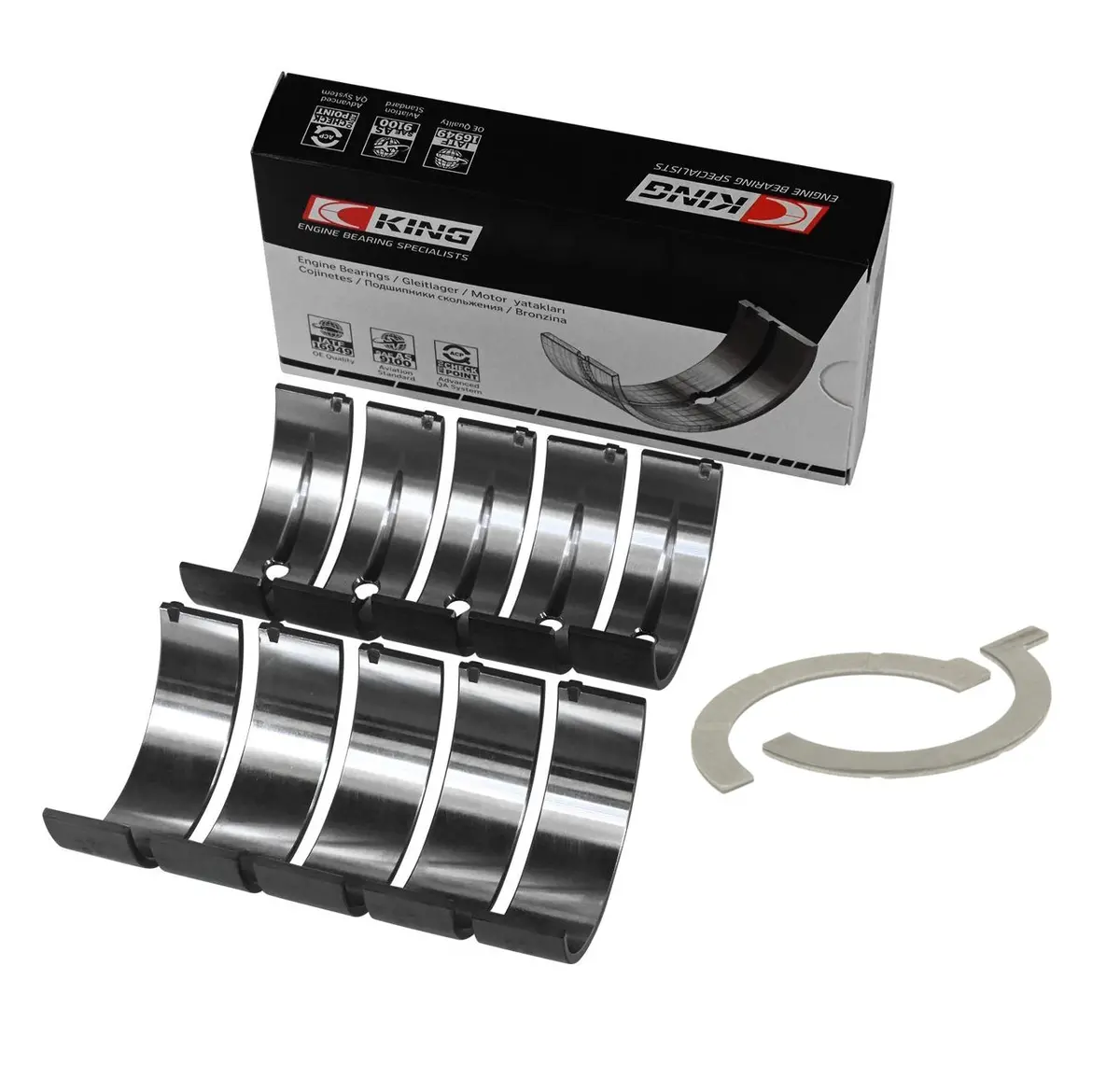 King Mb5840si Standard Main Bearings Set For 2003-Current 5.7L 6.1L 6.4L Gen Iii Hemi 1