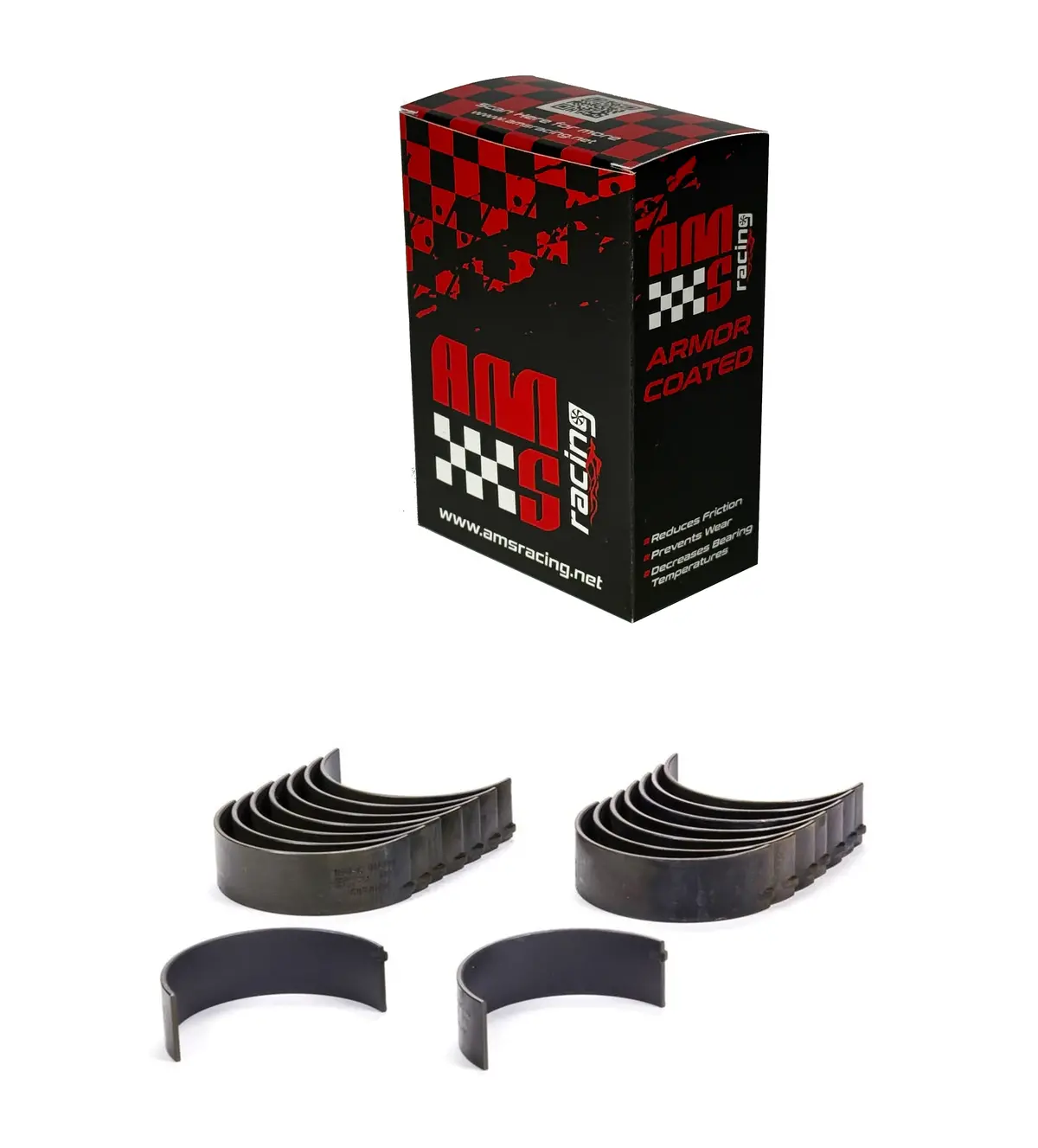 King Armor Coated Connecting Rod Bearings Set For Chevrolet Big Block Bbc 396 454 1