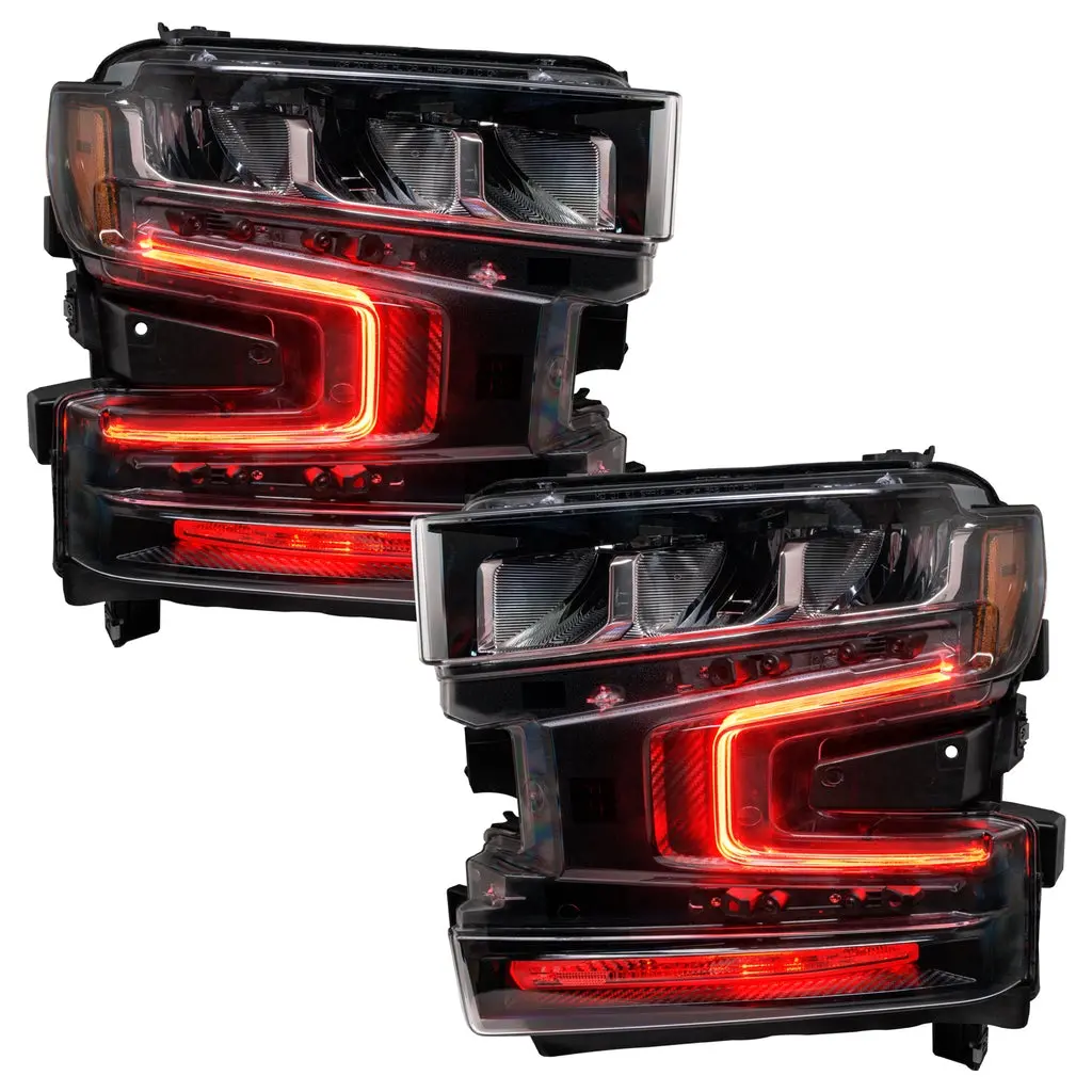 Oracle Lighting 1441 2019-2021 Chevrolet Silverado 1500 Colorshift® Rgb+W Headlight Drl Upgrade Kit 4