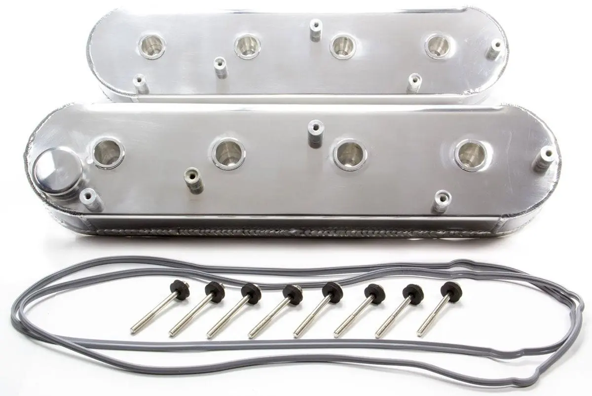 Ls1 Polished Fabricated Valve Cover With Integrated Coil Mount Brackets (Rpcr6142Pol) 1
