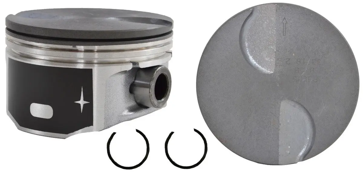 Enginetech P5095 Hypereutectic Coated Skirt Pistons Set For 2010-2014 Gm Gen Iv 4.8L 5.3L 1