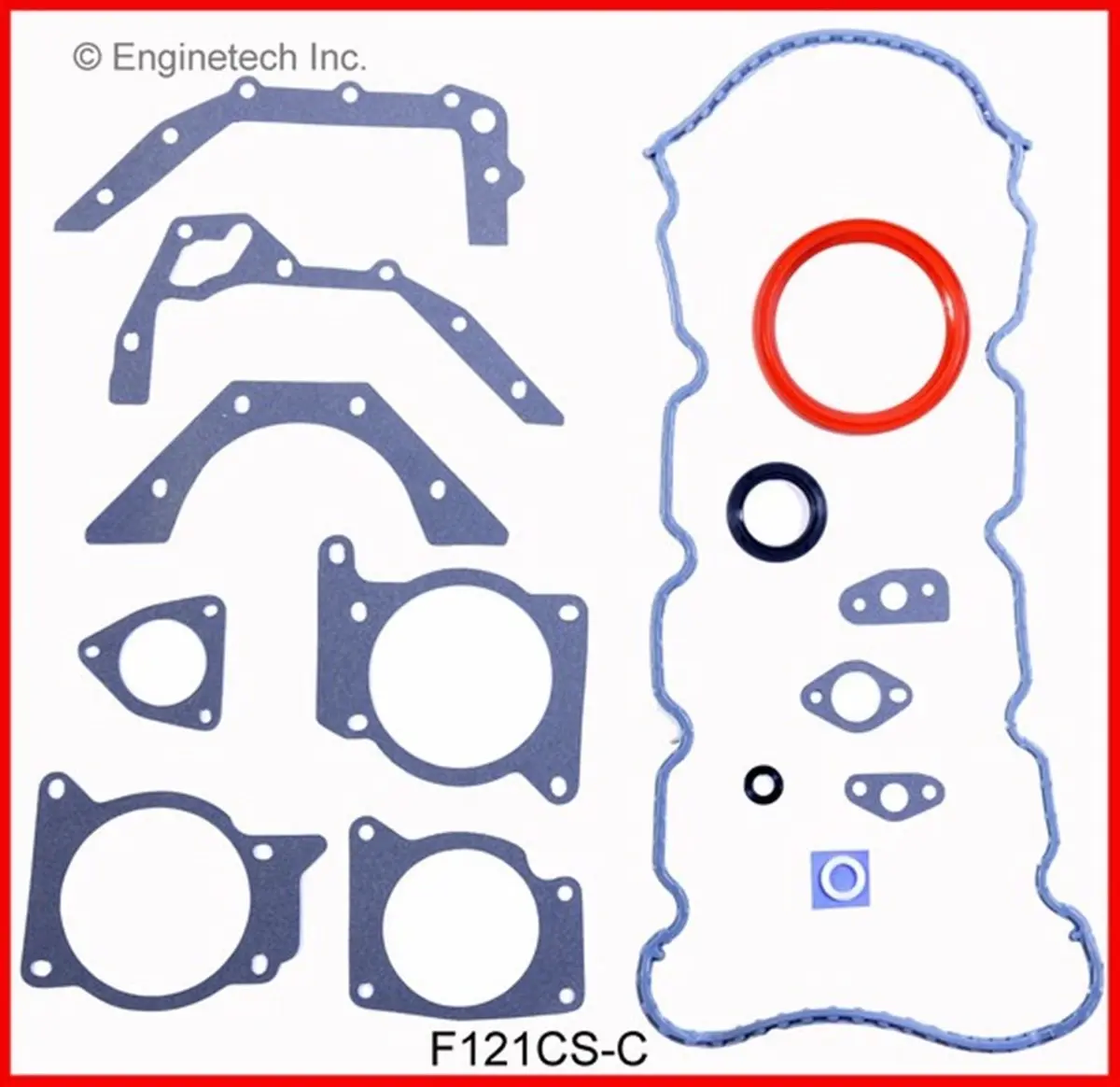 Enginetech Rcf121cp Engine Rebuild Kit For 2000-2002 Ford Focus 2.0L Sohc Vin "P" 4