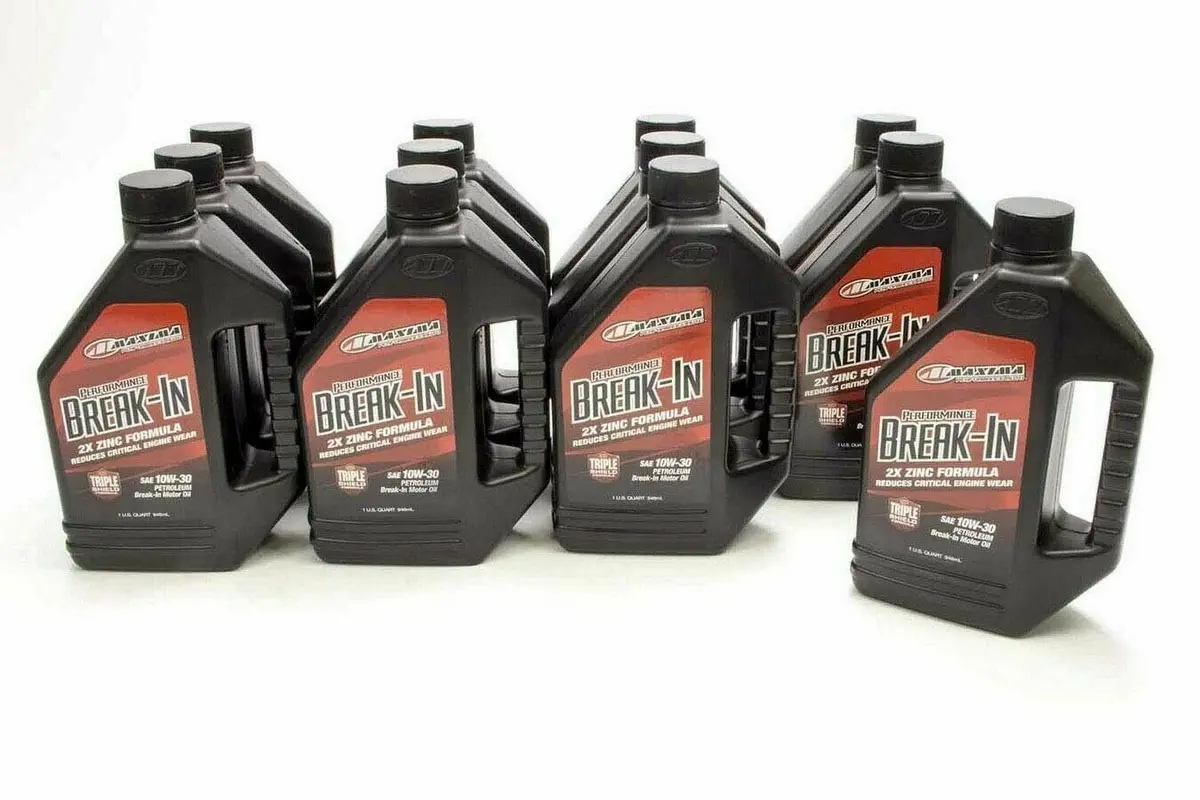 Maxima 39-10901 24 Quarts 10W-30 Performance Break-In Engine Oil Zinc Motor 1