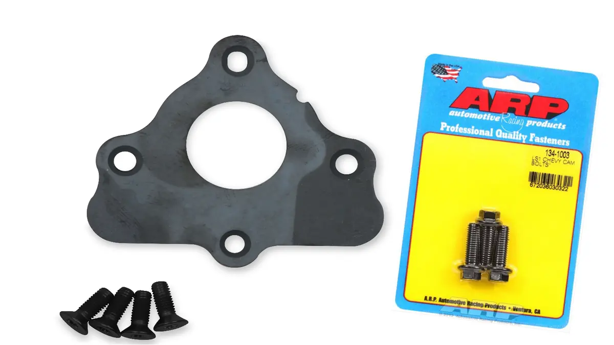 Camshaft Thrust Plate W/ Countersunk Bolts For 1997+ Chevrolet Gen Iii Iv Ls 1