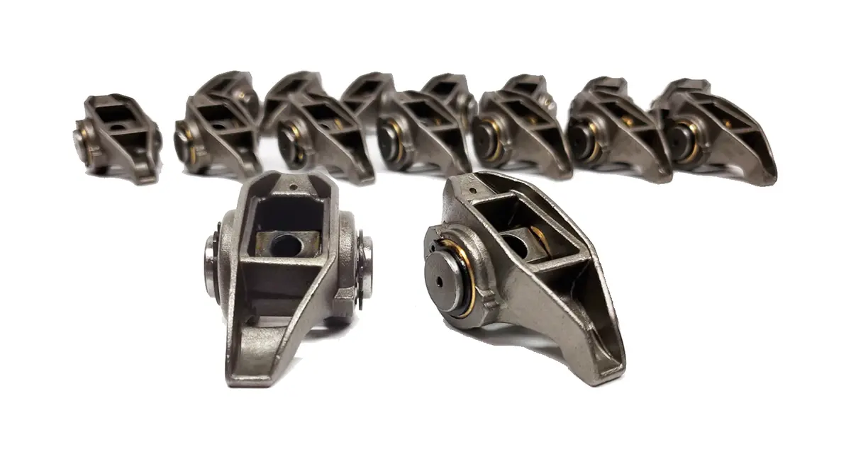 Chevrolet Ls3 L99 L76 L92 Lsa 6.2L Rocker Arms With Ams Racing Bronze Trunion Bushing Kit Installed 1