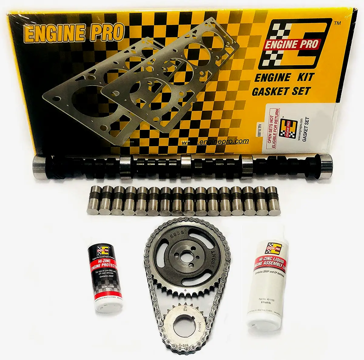 Engine Pro Mc1995 Stage 4 Camshaft Install Kit For 1967-1979 Small Block Chevy 350 5.7L 488/509 Lift 1
