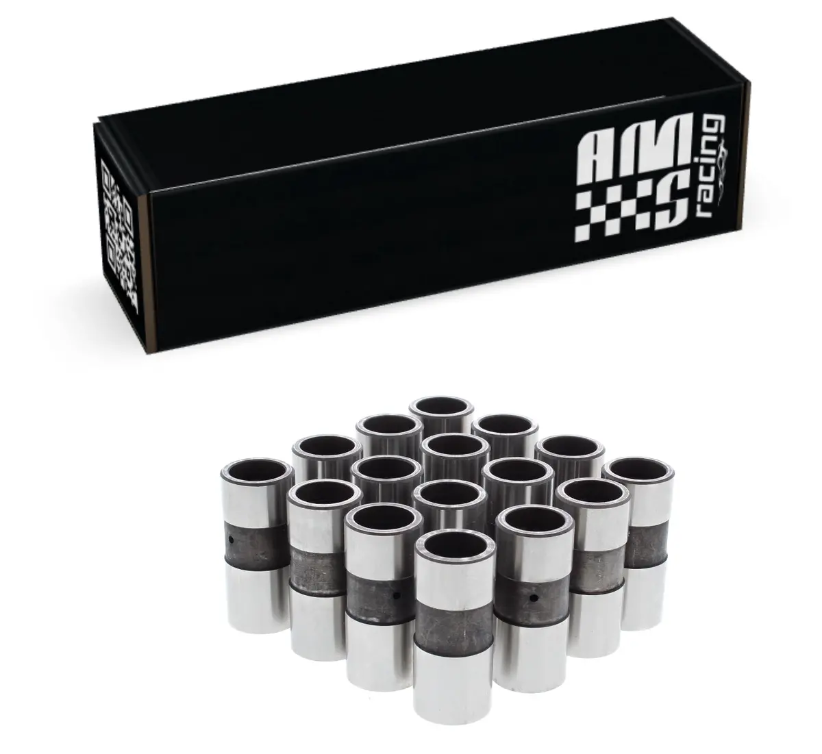 Ams Racing Mechanical Solid Flat Tappet Lifters Set For Chevrolet Sbc Bbc 305 350 454 V8 1