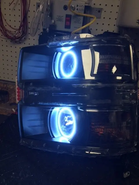 Oracle Lighting 3993 2015-2018 Chevrolet Silverado 2500/3500 Led Headlight Halo Kit 1