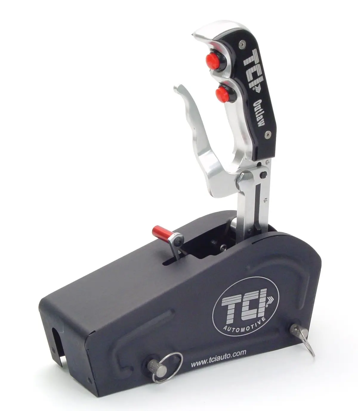 Tci 611641 Outlaw Shifter W/ Button Switch For  4 Speed, Fwd Shift 1