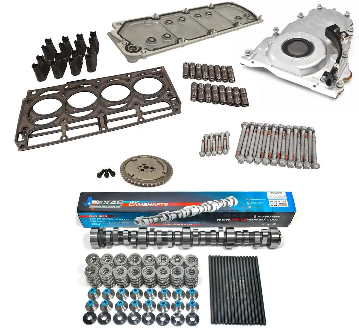 Active Fuel Management Afm Dod Vvt Delete Kit W/ Tsp Camshaft For Chevrolet Gen Iv L99 Ls3 6.2L 1