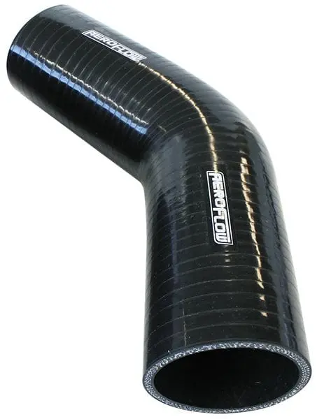 Gloss Black 45-Degree Silicone Elbow Hose – 2-3/4" (70Mm) Inner Diameter 1