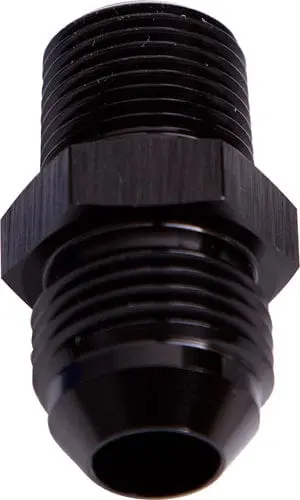 3/8" Npt To -6An Male Flare Adapter Fitting – Black Anodized (Af816-06-06Blk) 1