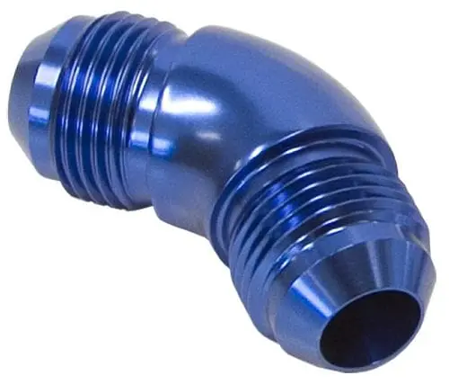 An-16 45° Full-Flow Aluminum Union Fitting Af527-16 1