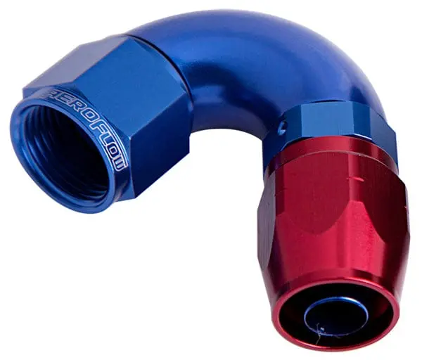 550 Series Full-Flow Swivel Fitting – 120° -4An Hose End 1
