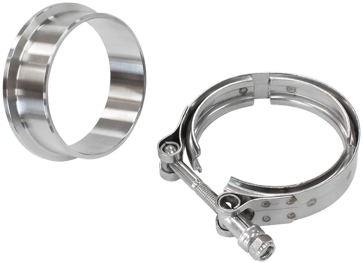Stainless Steel V-Band Turbo Inlet Kit – 3.62" Od For High-Boost Setups 1