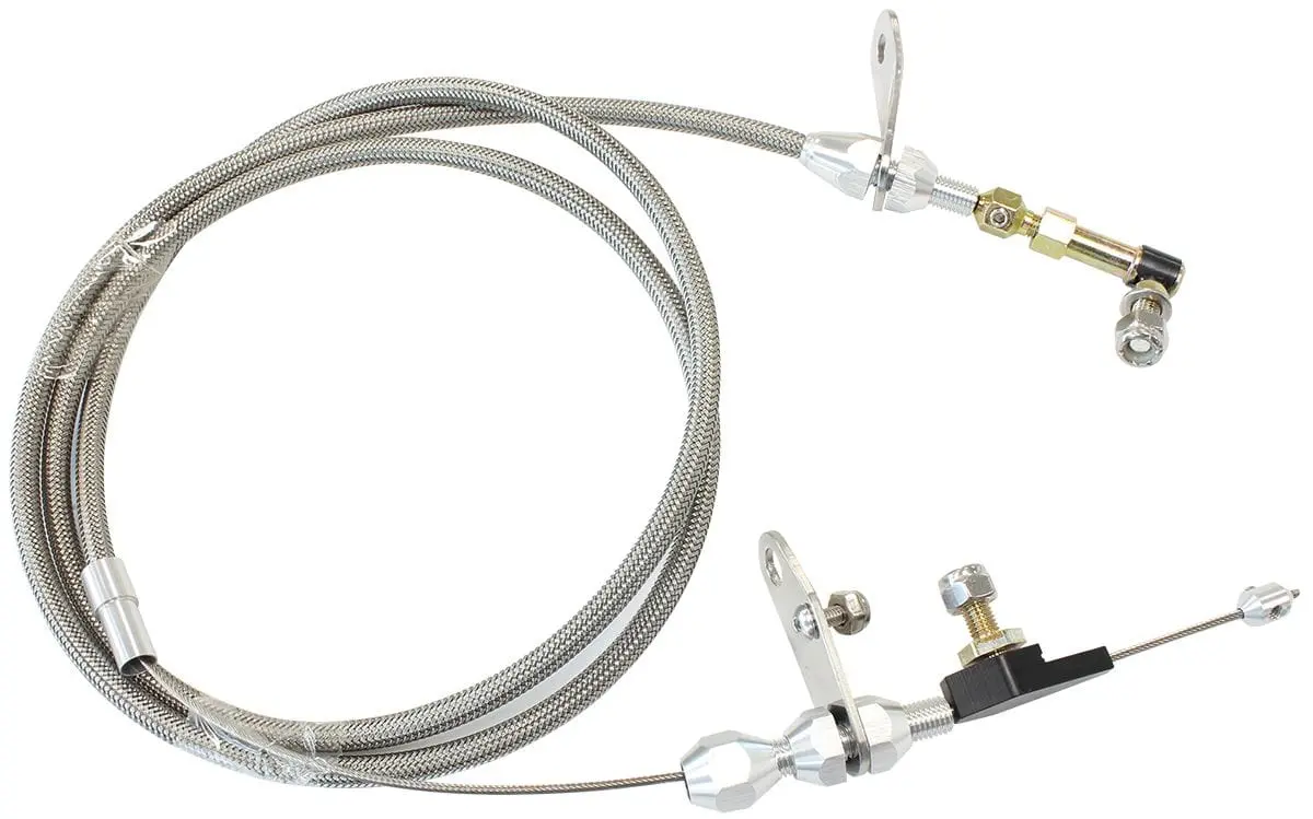 Stainless Steel Kickdown Cable With Chrome End Fittings – Af72-7008 1