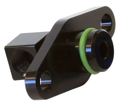 Black Anodized Fuel Rail Adapter Fitting – Af64-2067Blk 1
