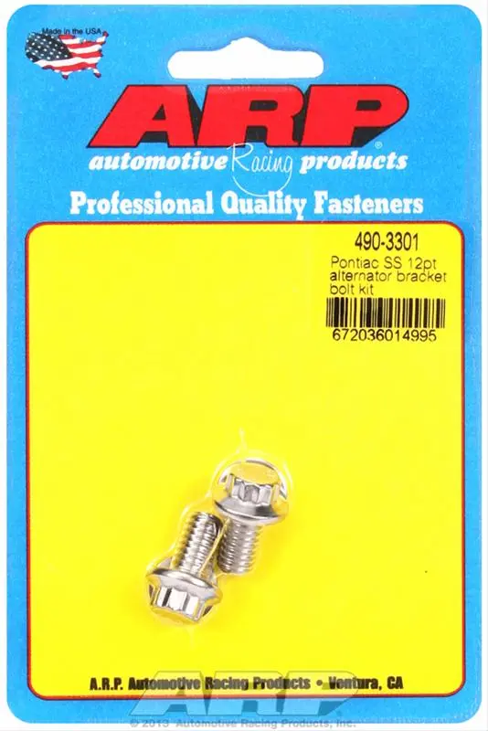 Arp High-Torque Alternator Bracket Bolt Kit – Precision-Machined Alloy Steel – 490-3301 1