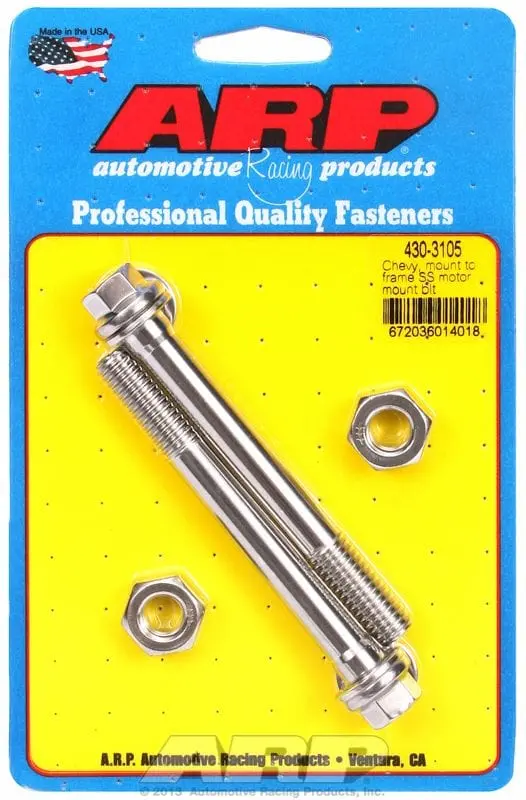 Arp Ar430-3105 Stainless Steel Motor Mount Bolt Kit – Hex Head 1