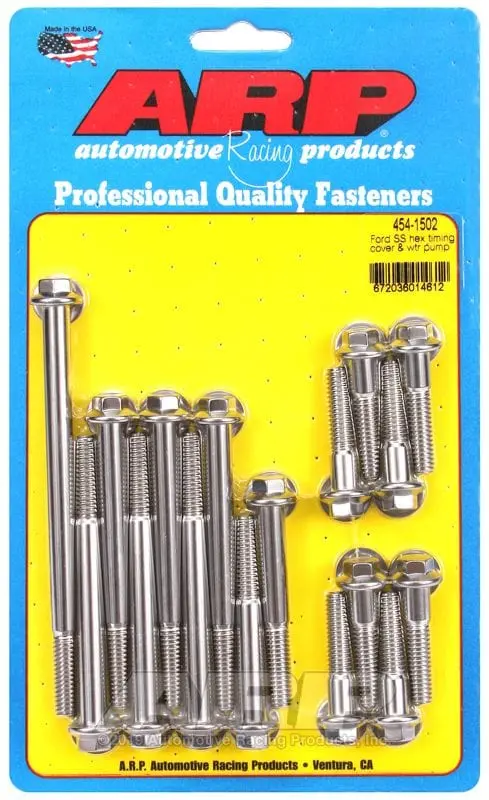 Timing Cover And Water Pump Bolt Kit – Stainless Steel Hex Head Fasteners (Ar454-1502) 1