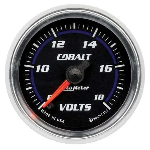 Cobalt Series Digital Voltmeter Gauge – 2-1/16" Lcd Display With Backlit Readout (Au6191) 1