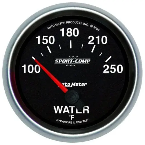 Autometer Au7637 Sport-Comp Ii Water Temperature Gauge 1