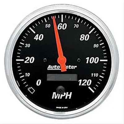Autometer Designer Black Series Analog Speedometer – 5-Inch Face (Model 1489) 1
