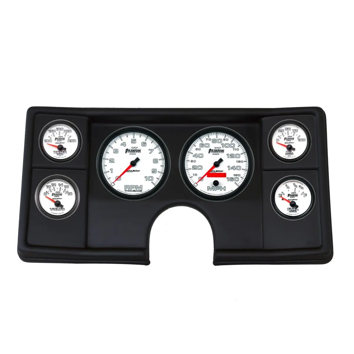 Autometer Phantom Ii Digital Instrument Cluster With Tachometer 1