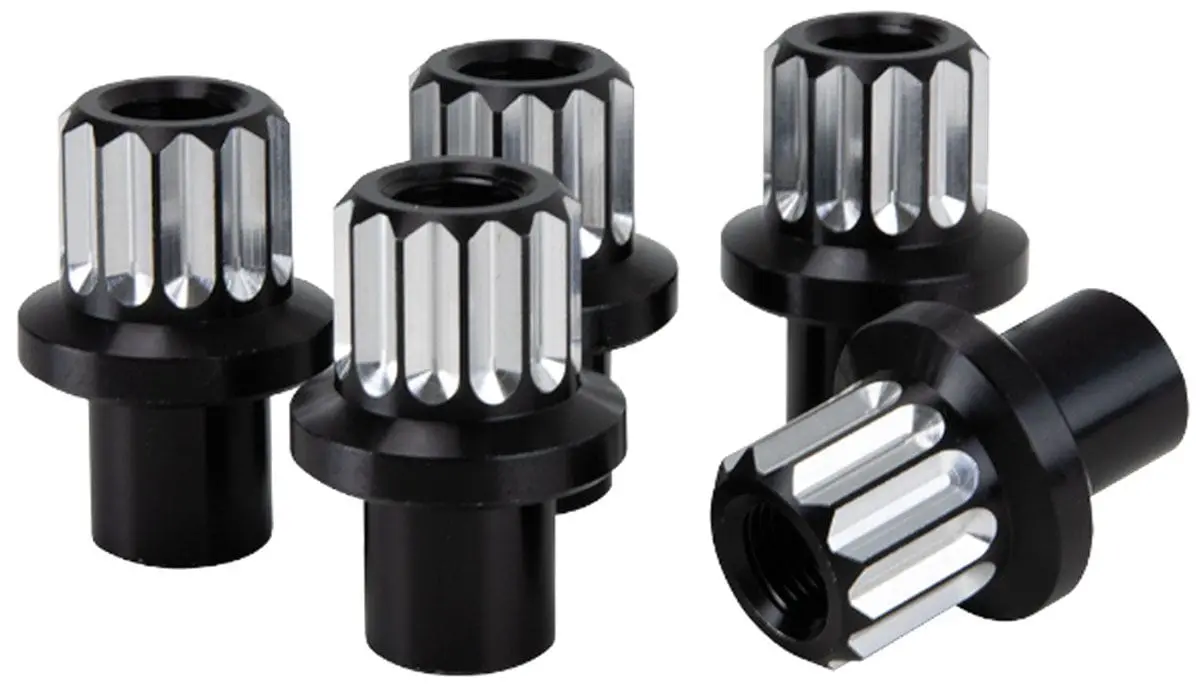 Billet Aluminum Wheel Nuts – 1/2"-20 Thread, 0.500" Shank (Bslnrms122050) 1