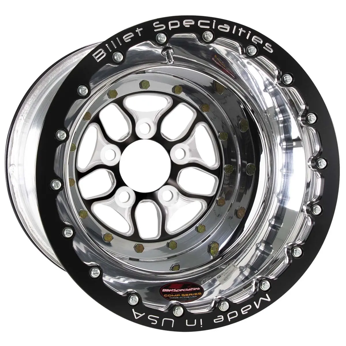Billet Specialties Bcd075126535 17X9.5" Forged Aluminum Drag Wheel – 5X4.75" Bolt Pattern 1