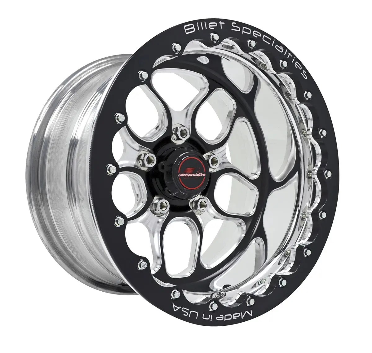 Billet Specialties Brsb25126165N Win Lite Black Anodized Beadlock Wheel 1
