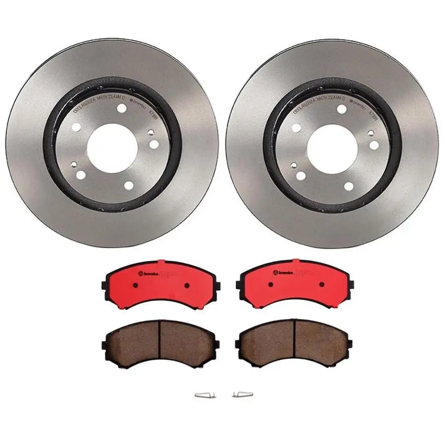 Brembo Front And Rear Brake Kit With Pads And Rotors 1