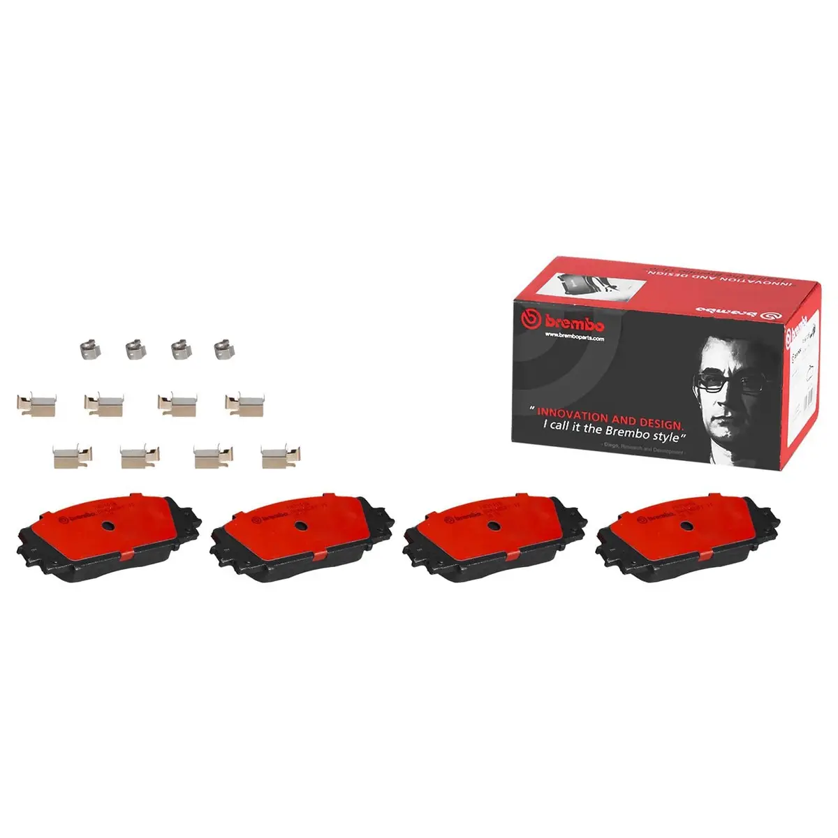 Brembo P83141N Nao Ceramic Brake Pads – Quiet, Low-Dust Performance Friction 1