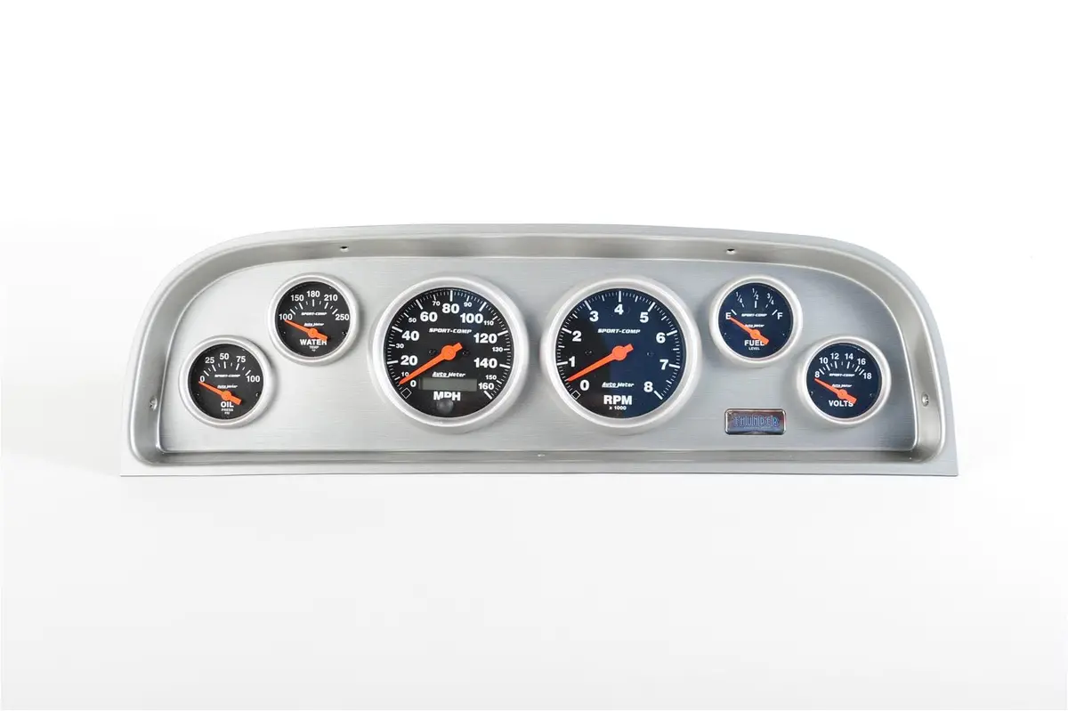 Classic Thunder Road Instrument Panel – Integrated Autometer Gauges (107601012) 1