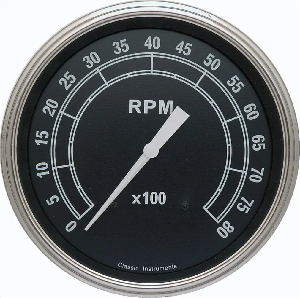 Classic Instruments Tr71Slf Traditional Analog Tachometer 1