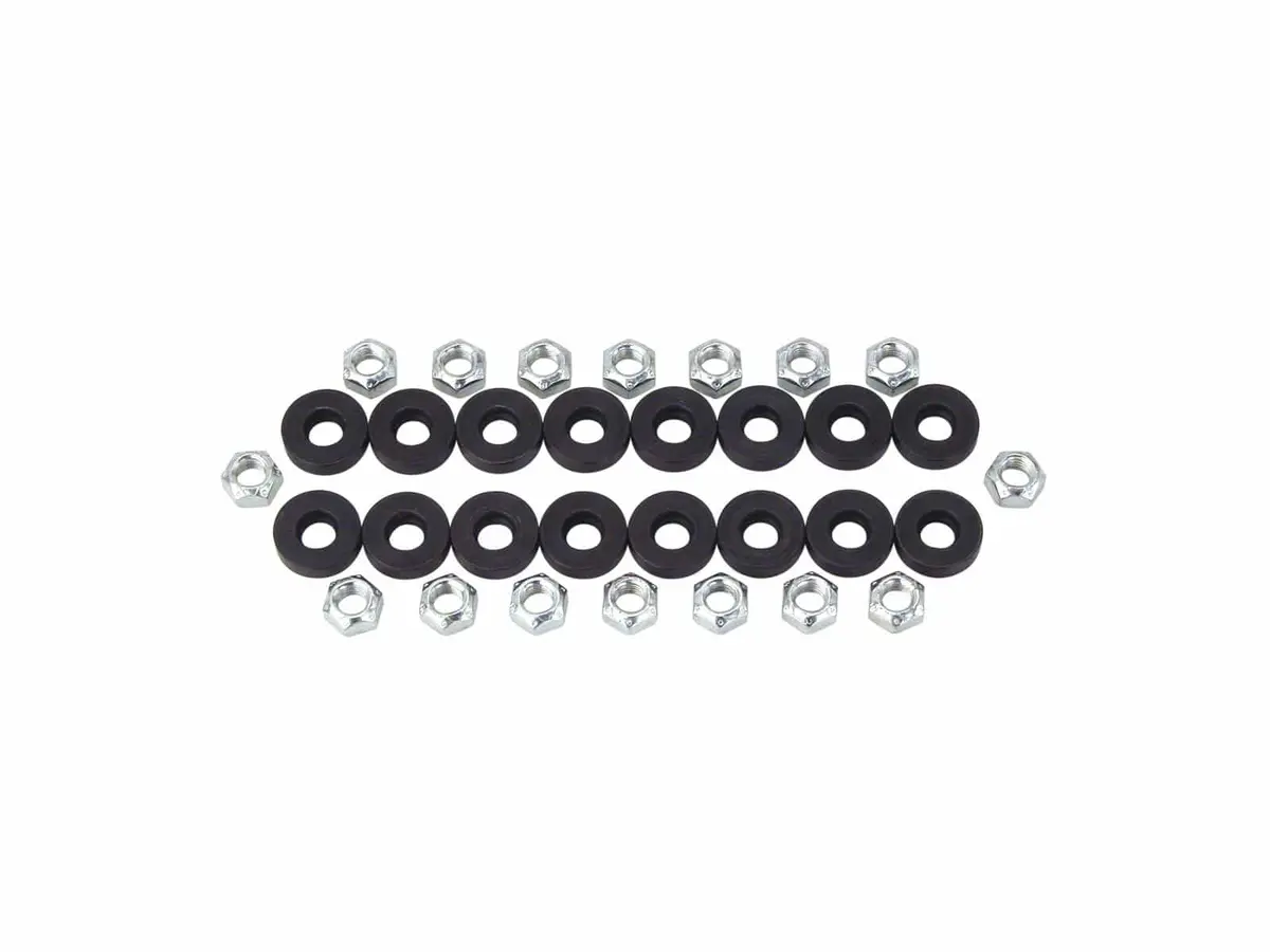 Comp Cams 4610-16 Rocker Arm Adjusting Nuts – Hardened Steel, 3/8"-24 Thread 1