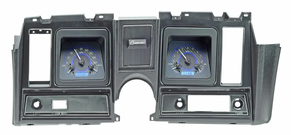 Dakota Digital Vhx-69C-Cvl-S-B Vhx Series Direct-Fit Analog Gauge System – Chevy C10 Style, Black Bezel 1