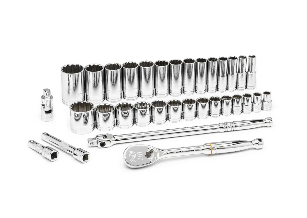 Gearwrench Professional 80714D Hand Tool Set – Ratcheting Wrenches & Sockets 1