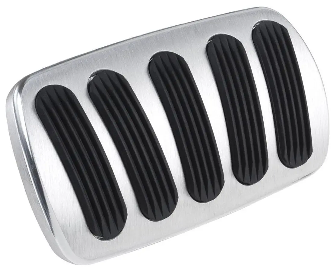 Lk-Bag-6137 Curved Power Brake Pad – Brushed Billet Aluminum Housing With Rubber Mounting 1