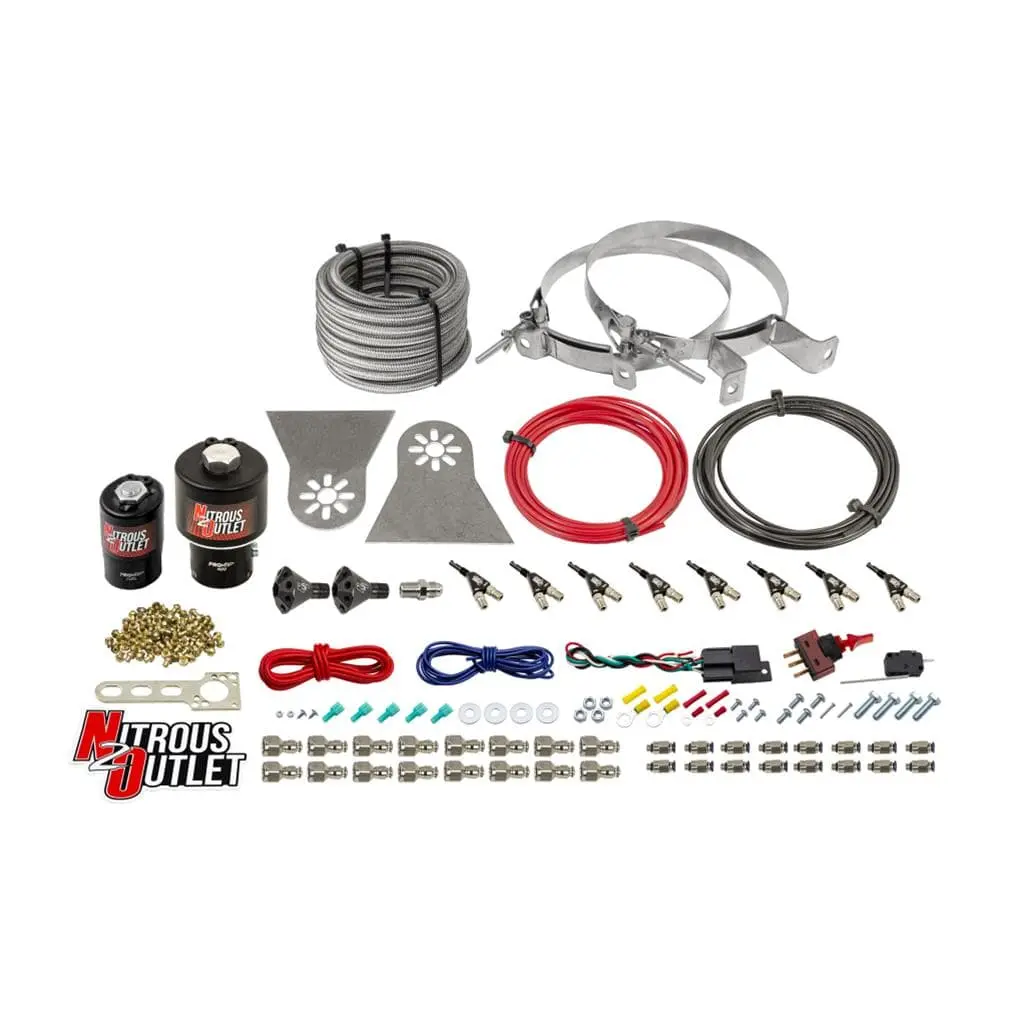 Nitrous Outlet 00-10481-T-15 Nitrous Oxide System – Tunable Plate-Based Power Adder 1