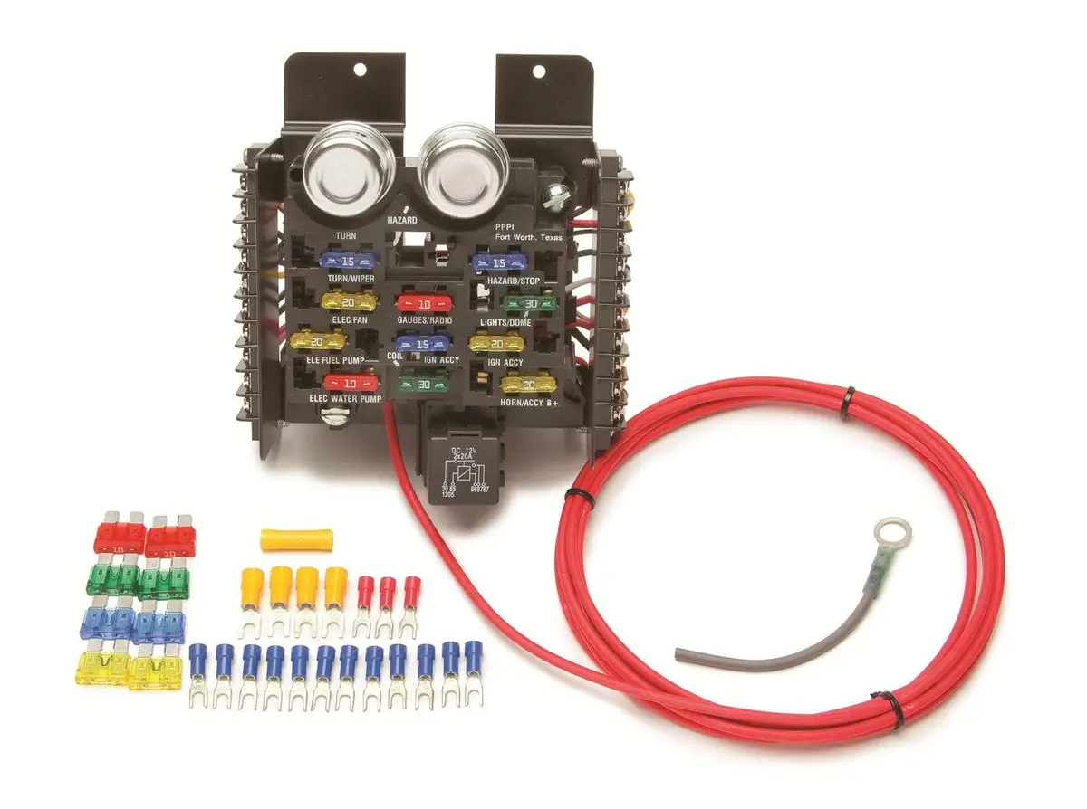 Painless Performance 50101 16-Circuit Compact Fuse Block – Pro Street Wiring Solution 1