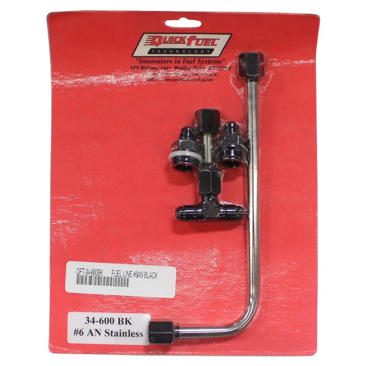Quick Fuel Black Fuel Line Kit For Carburetor Applications – Model 34-600Bkqft 1